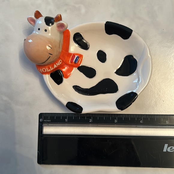 Handmade Holland cow soap dish - Picture 5 of 5